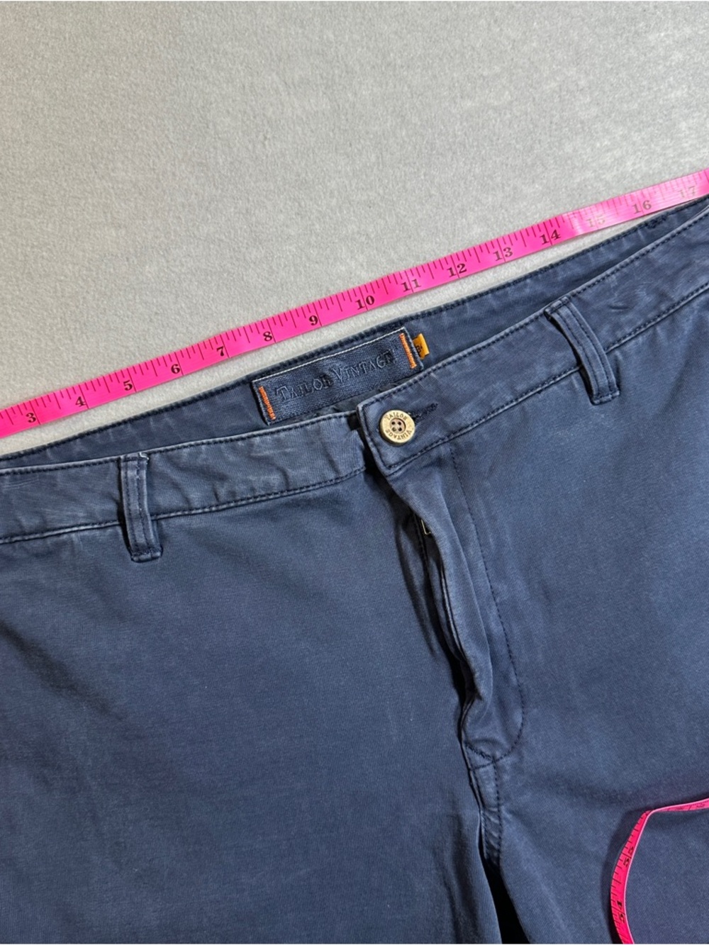 Tailor Vintage Connecticut Originals Greenwich Shorts Mens 34 Navy 9” Inseam - Picture 3 of 13